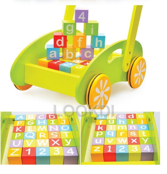 Wooden Blocks with trolley Carousel 2