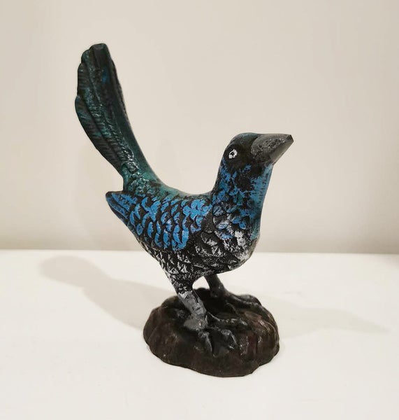 Cast Iron Bird Fantail Sculpture Carousel 2