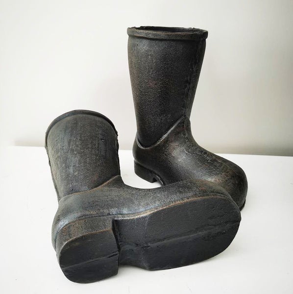 Cast Iron Rustic Boot Planter Pot Garden Yard Patio Decor ( One Boot Only)$SALE$ Carousel 7