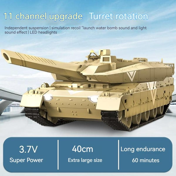 RC Tank, Remote Control Tank. 11CH. Desert Yellow Carousel 1