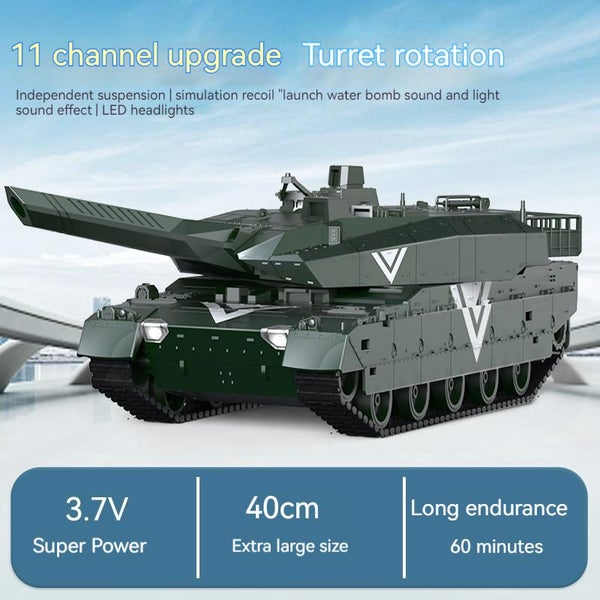 RC Tank, Remote Control Tank. Army Green Carousel 1