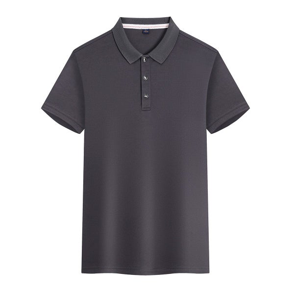 Summer Casual Polo Shirts Mens Short Sleeve T-shirts Button Down Work Carousel 1
