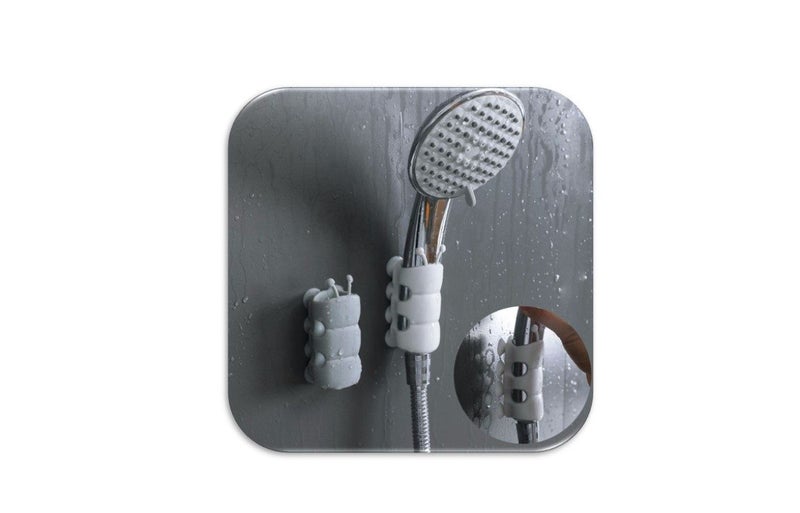 PTN Suction Cup Shower Head Holder Self Adhesive Bathroom Removable Silicone Carousel 2