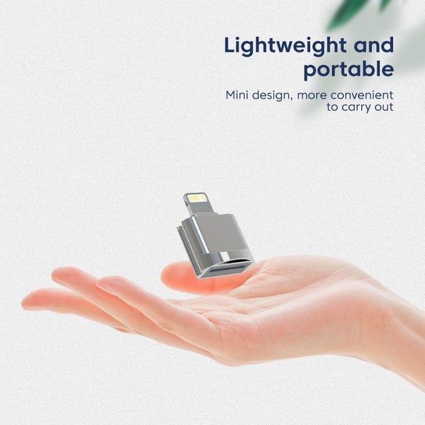 For iPhone Micro Type C SD TF Card Reader OTG Adapter External OTG Carousel 7