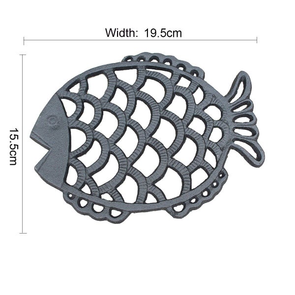 Cast Iron Fish Pot Pad Coaster Bowl Mat Place Mat Mat Pad Table Matte Carousel 2
