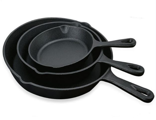 Cast Iron Skillet Set 3-Piece (16cm,20cm,26cm) Set Carousel 1