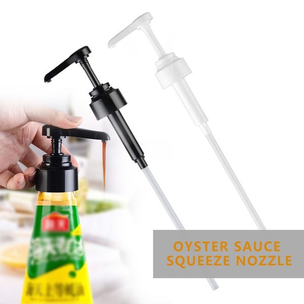 Oyster Sauce Pump Head Oil Bottle Mouth Dispenser Squeezer Sealed Carousel 2