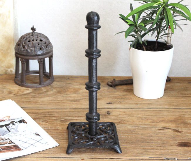 Cast Iron Toilet Paper Kitchen Paper Holder (WKH001) Carousel 1