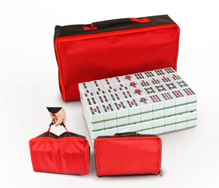 Mahjong Set With Soft Hand Bag (Large 40mm Size )629925972744981124