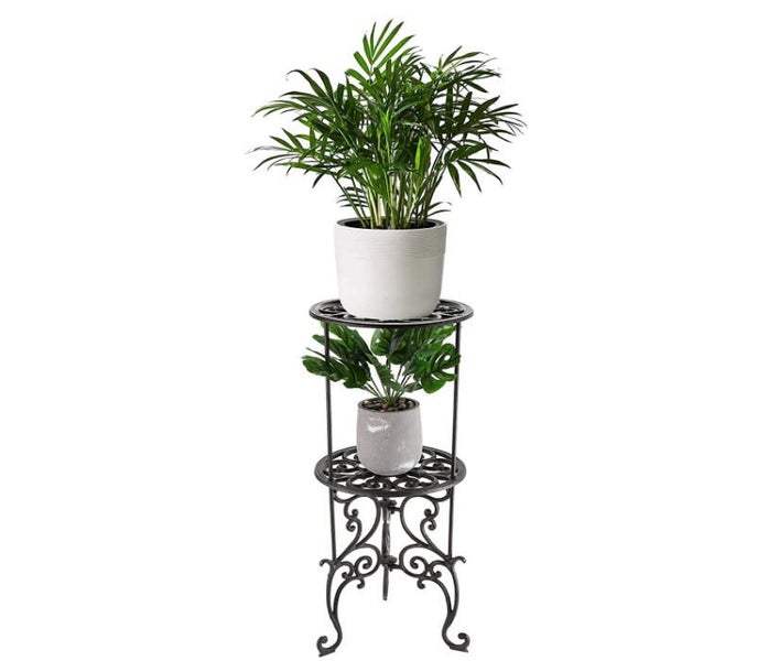 Heavy Duty 2 Tiers Cast Iron Plant Stand (TTS002) Carousel 2