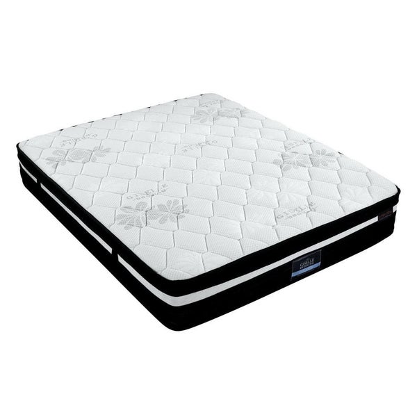 King Single Bed Mattress Size Extra Firm 7 Zone Pocket Spring Foam 28cm Carousel 1