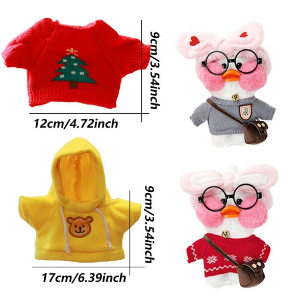 Clothes For Duck 30cm lalafanfan Yellow Duck Kawaii Plush Toy Carousel 7