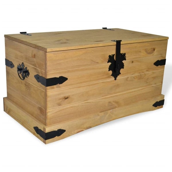 Storage Chest Mexican Pine Corona Range 91x49.5x47 Cm Xatiai Carousel 1