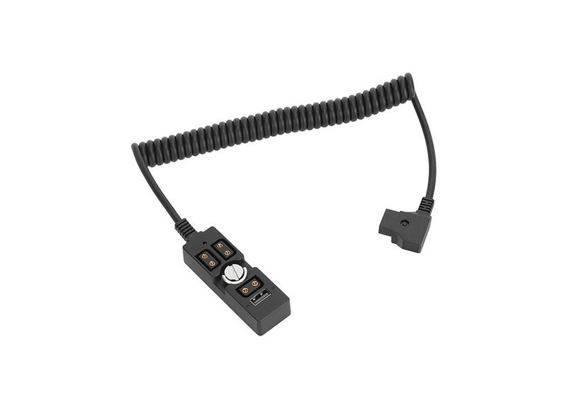 Lanxire Male D-Tap to 3-Port Female D-Tap Splitter Hub with USB Output Carousel 1
