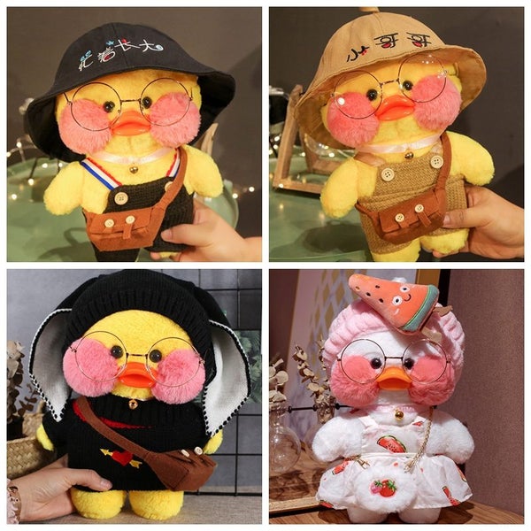 30cm LaLafanfan Cafe Duck Plush Toys LaLafanfan Clothes Cartoon Carousel 7