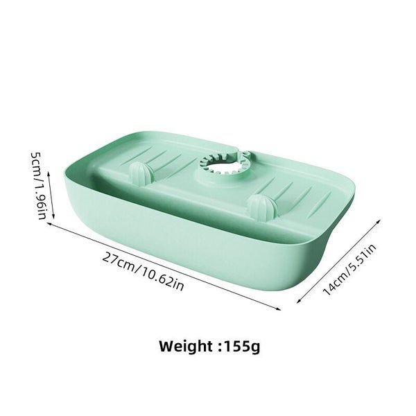 Faucet Drainer Rack Non-slip Countertop Mat Kitchen Wipe Sponge Wipe Carousel 7