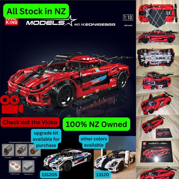 Koenigsegg - Red Race Car - MOC-4789 - 1:10 - 3063 pieces - MouldKing Carousel 1