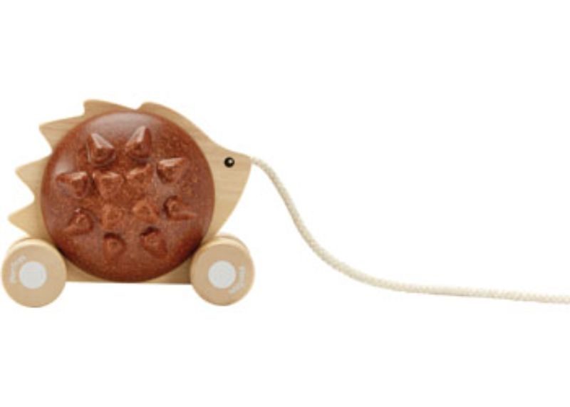 PlanToys - Pull-Along Hedgehog - Brown Carousel 3