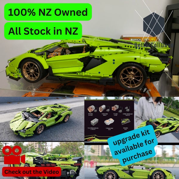 Lamborghini Sián Green - 1:8 - 3819 pieces - MouldKing (STATIC) Carousel 1