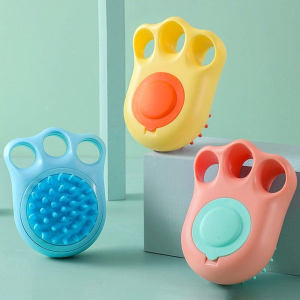 Cat Massage Silicone Brush Cat Scratch Shape Adorable Multifunctional Carousel 2
