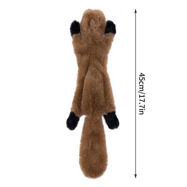 Durable Dog Plush Toys Simulated Animal Toy with Squeakers Dog Chew Carousel 7