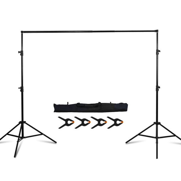 Backdrop Stand 2x2m Photo Video Studio Adjustable Parties Wedding Photography Carousel 2