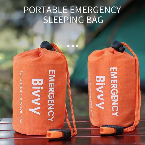 Outdoor Camping Emergency Sleeping Bag Waterproof Sleeping Storage Carousel 1