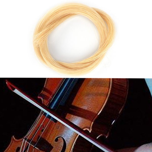 1pcs Hank Of Mongolian Stallion Bow Hair Violin Bow Hair Violin Viola Carousel 2
