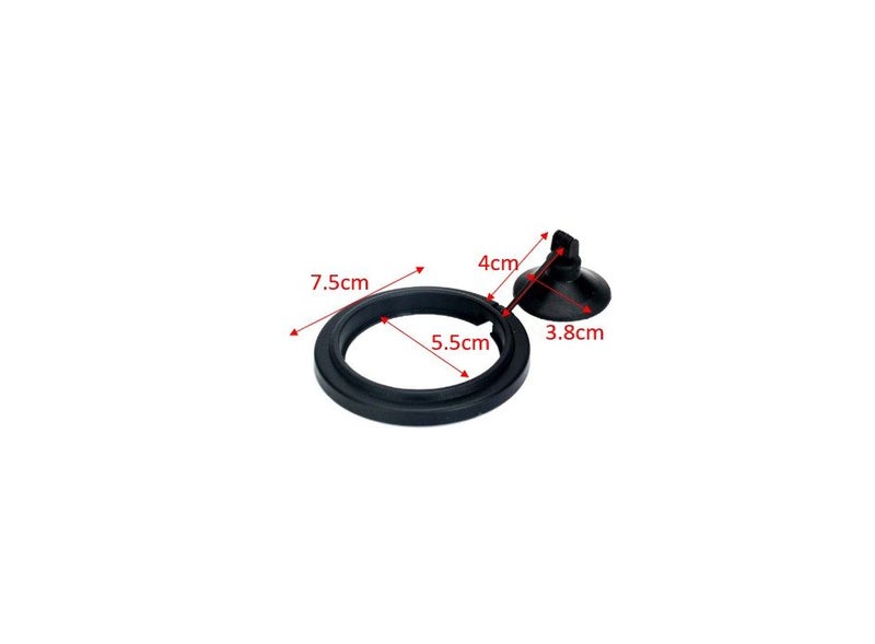 PTN Fish Feeding Ring Suction Cup Floating Food Feeder Aquarium Tank Feeder Carousel 2