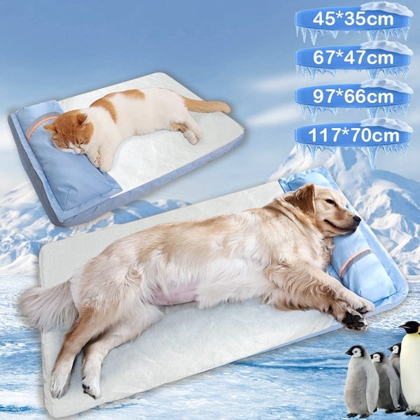 Summer Cooling Bed Portable Waterproof Durable Pets Nest Breathable Carousel 2