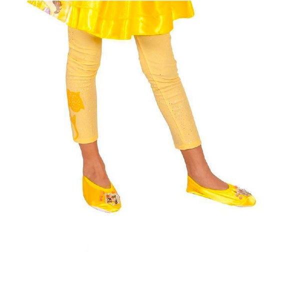 Girls US 9-11 Disney Beauty and the Beast Belle Footless Tights Girls Costume Carousel 1