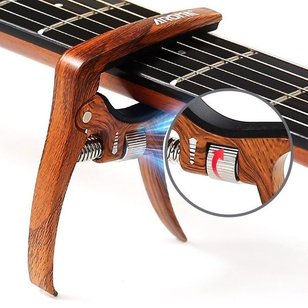 AROMA AC-30 Guitar Capo for Acoustic Guitar and Electric Guitar Carousel 1