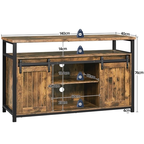TV Storage Cabinet for TVs up to 65-inch Carousel 2
