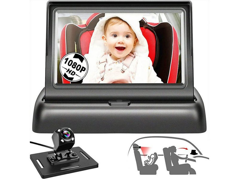 Car Baby Mirror Monitor Camera Carousel 1