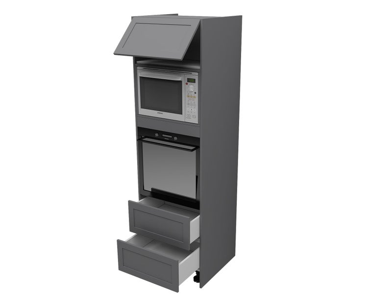 Kitchen Cabinet Flat Pack - Oven Tower + 2 drawers 640mm, great quality Carousel 2