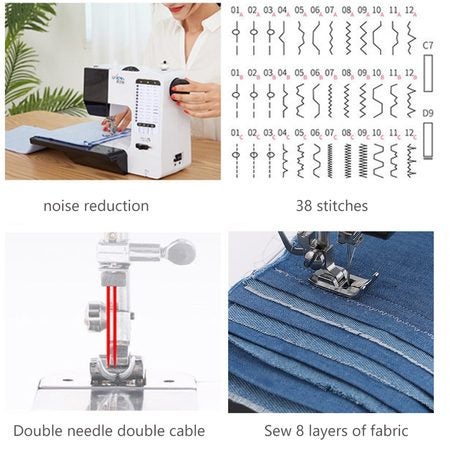 38 Stitches Mini Sewing Machine Carousel 18