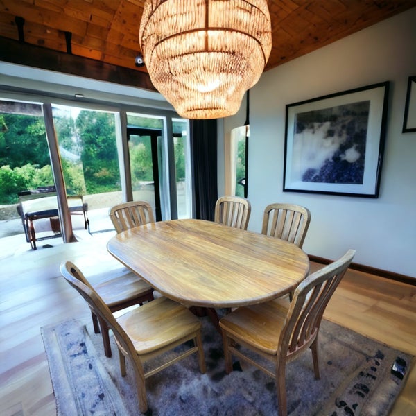 Beautiful Danske Mobler solid rimu dining suite- FULLY RESTORED Carousel 1