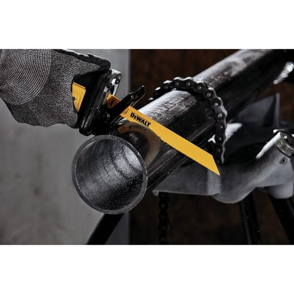 Dewalt DW4813 6 Inch Straight Back Bi-Metal Reciprocating Saw Blade (5-Pack) Carousel 6