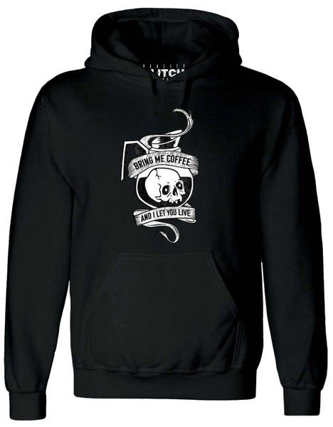 Reality Glitch Bring Me Coffee Mens Hoodie Carousel 1