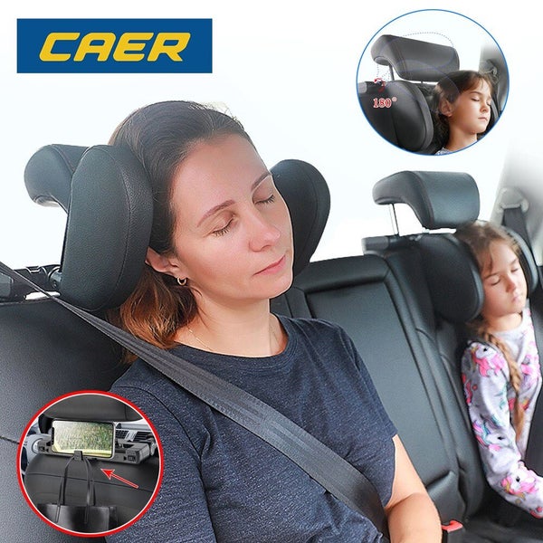 1pcs Car Seat Headrest Pillow Travel Rest Sleeping Headrest Support Carousel 2