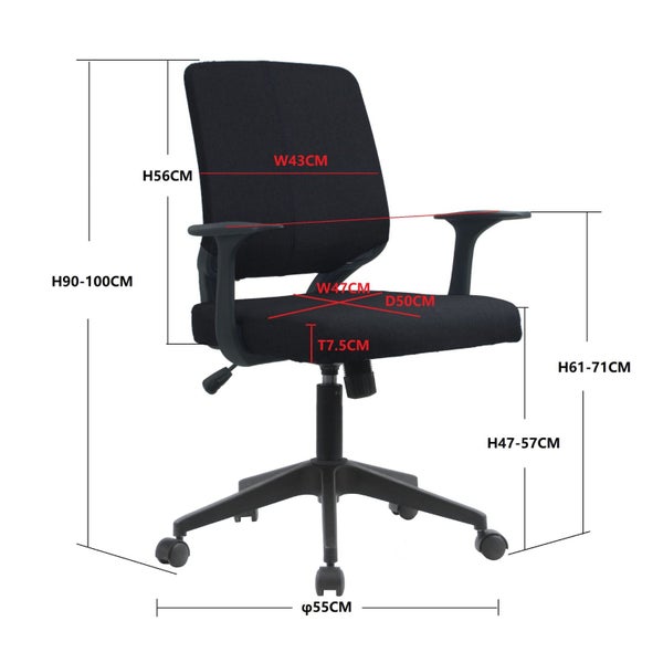 OFFICE CHAIR MESH CHAIR Carousel 5