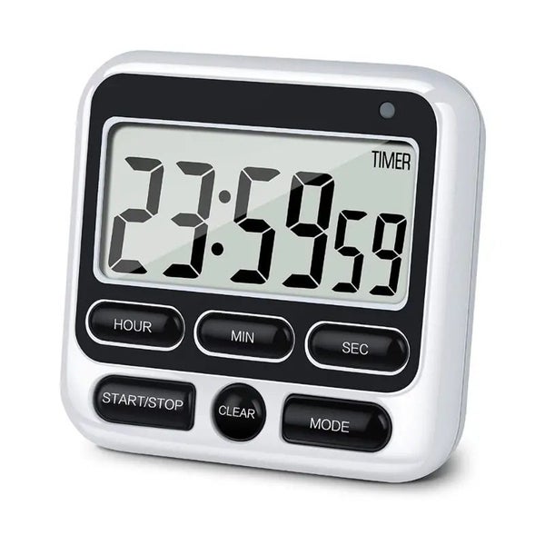 NEW LARGE DISPLAY COUNTDOWN TIMER FOR GENERAL USE INCLUDING KITCHEN BLACK Carousel 1