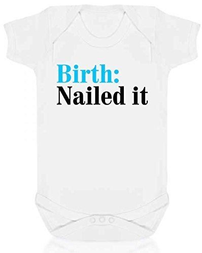 Birth Nailed it Short Sleeve Babygrow Carousel 1