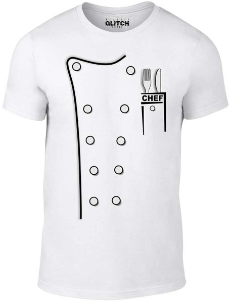 Men's Chef Whites T-shirt Carousel 1