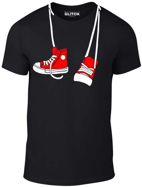 Hanging Trainers Mens T-Shirt Carousel 1