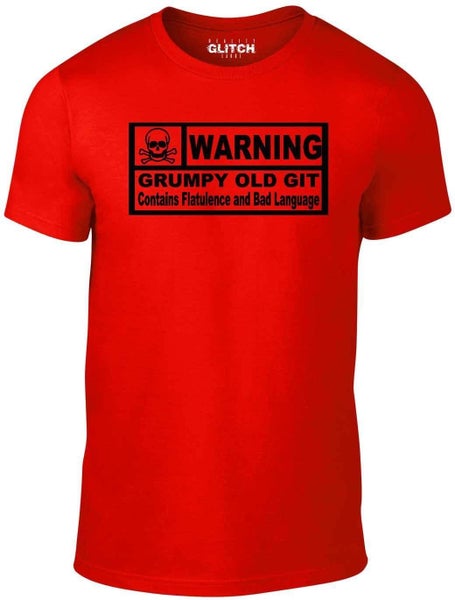 Warning Grumpy Old Git T-shirt Carousel 1