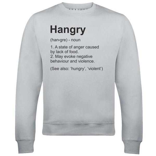 Men's Hangry Definition Sweatshirt Carousel 1