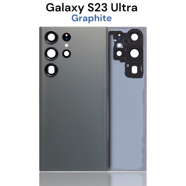 Back Cover For Samsung S23 Ultra With Camera Lens Graphite Carousel 1