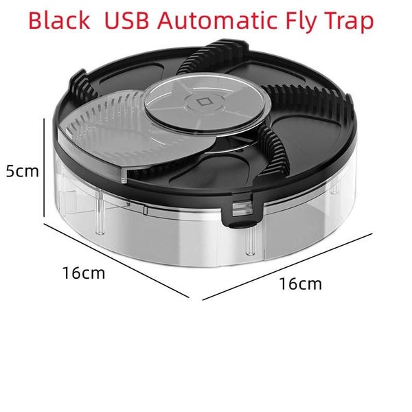 Automatic Flycatcher USB Rechargeable Fly Trap Electric Pest Catcher Carousel 1