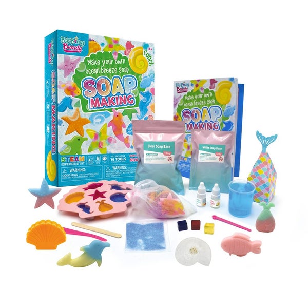 Ocean Breeze Soap Making Science Kit | Make soap STEM / DIY science for Kids 8+ Carousel 1